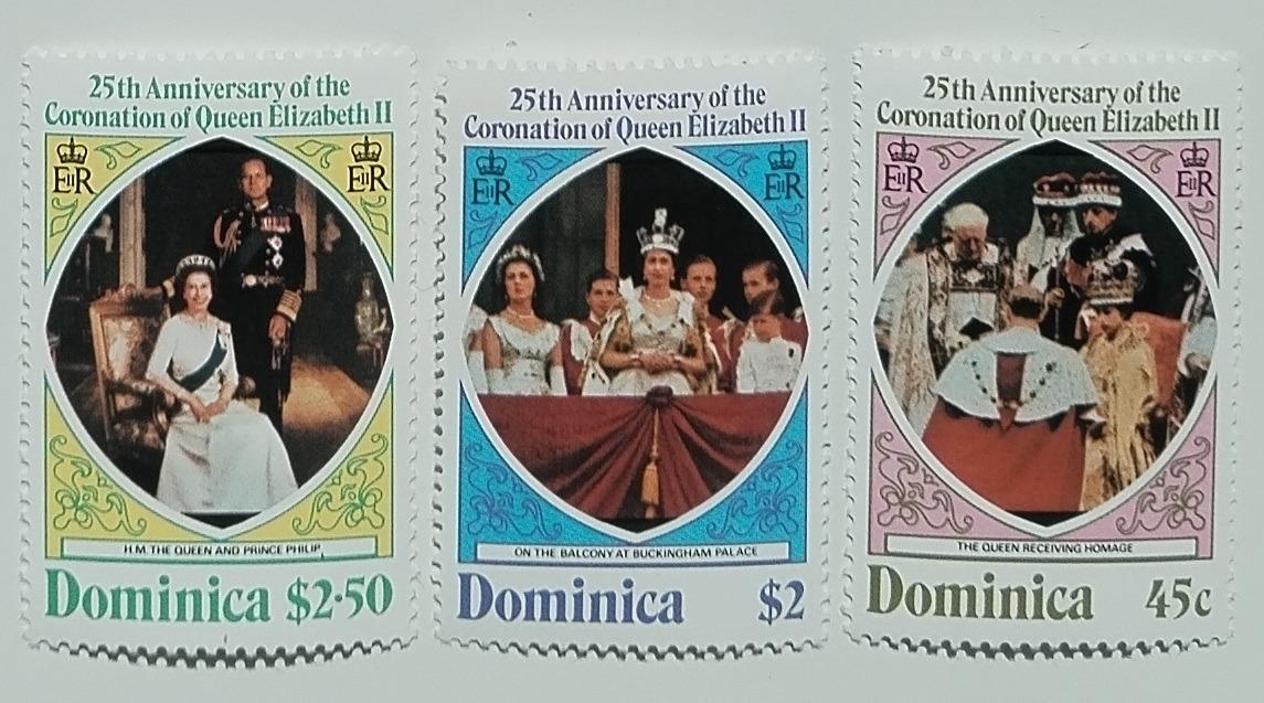 Dominika 1978 Výročí korunovace královny Alžběty II.
