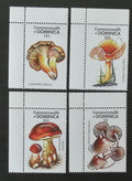 Dominika 2001 Mi.3172-5 4,4€ Ostrovní houby, mykologie a flora