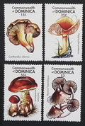 Dominika 2001 Mi.3172-5 5€ Houby a mykologie, flora ostrovů