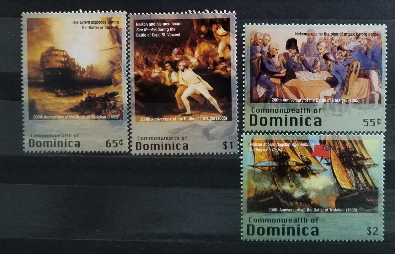 Dominika 2005 Výročí bitvy u Trafalgaru, Lodě a historie