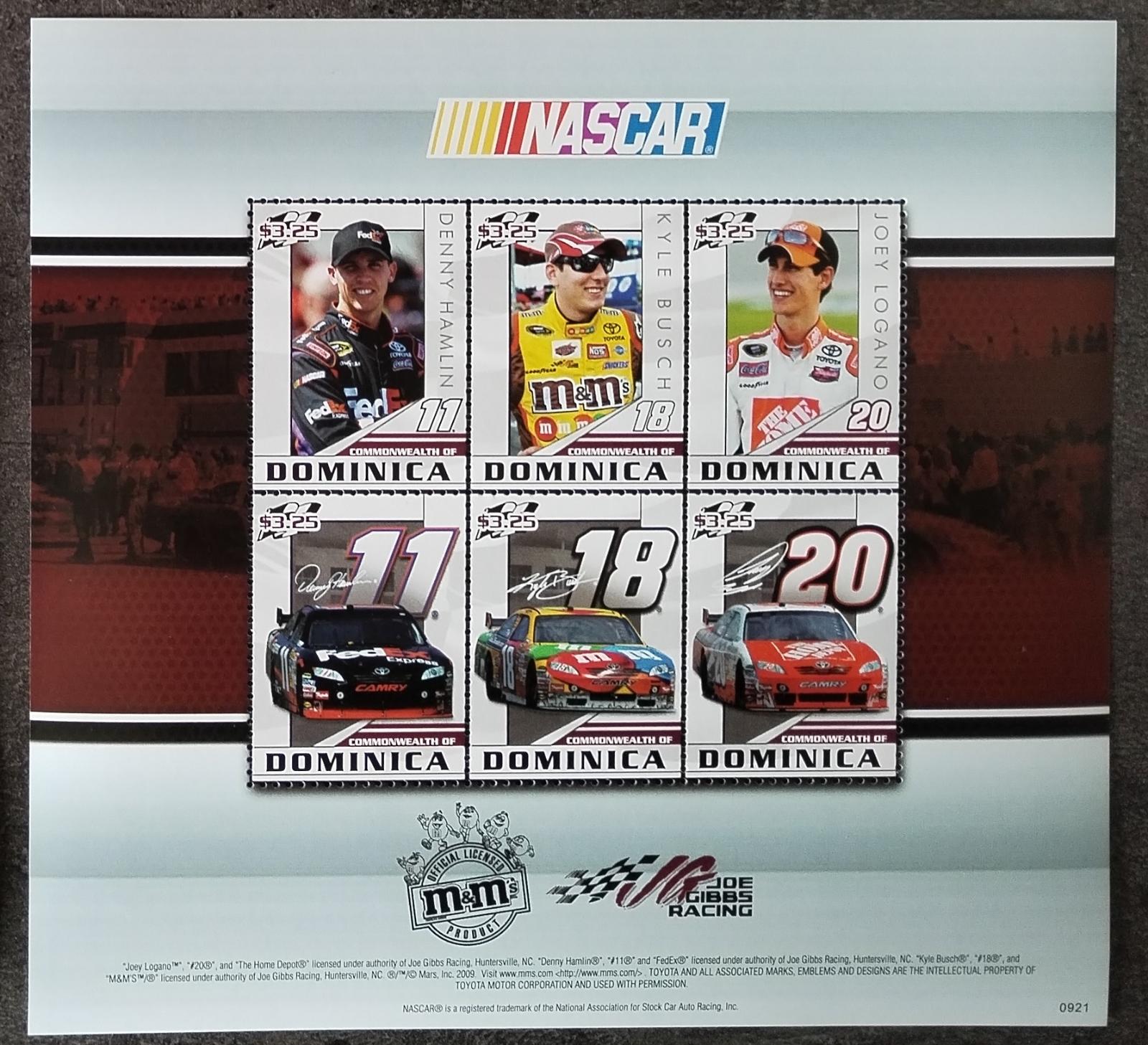 Dominika 2010 17€ Závodníci a závody NASCAR, Závodní auta a sport