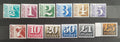 Velká Británie 1970-4 Doplatní známky (1L je *)