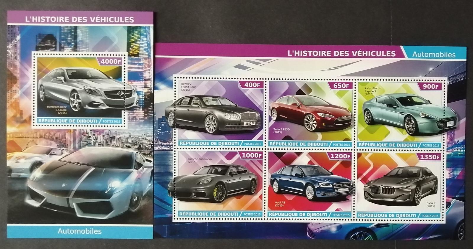Džibutsko 2015 Moderní auta, Bentley, Aston, Tesla, Audi, BMW