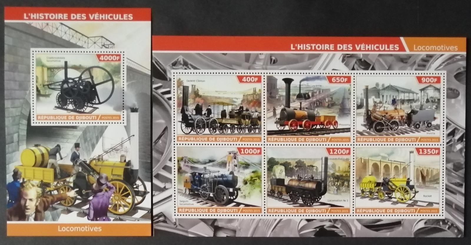 Džibutsko 2015 První a historické vlaky a lokomotivy