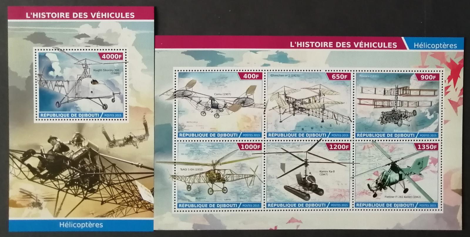 Džibutsko 2015 První letadla a vrtulníky historie, Wrightové