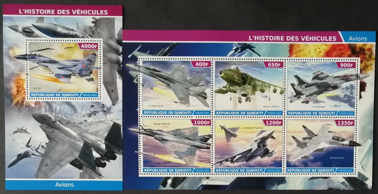Džibutsko 2015 Stíhací letadla a stíhačky, MIG-29, Eurofighter, Eagle