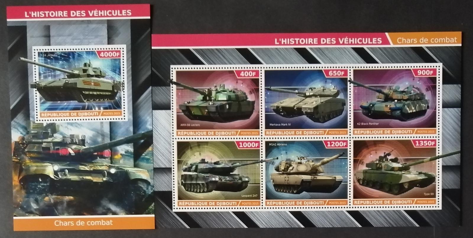 Džibutsko 2015 Tanky a bojová vozidla, Armata, Leopard, Black Panther