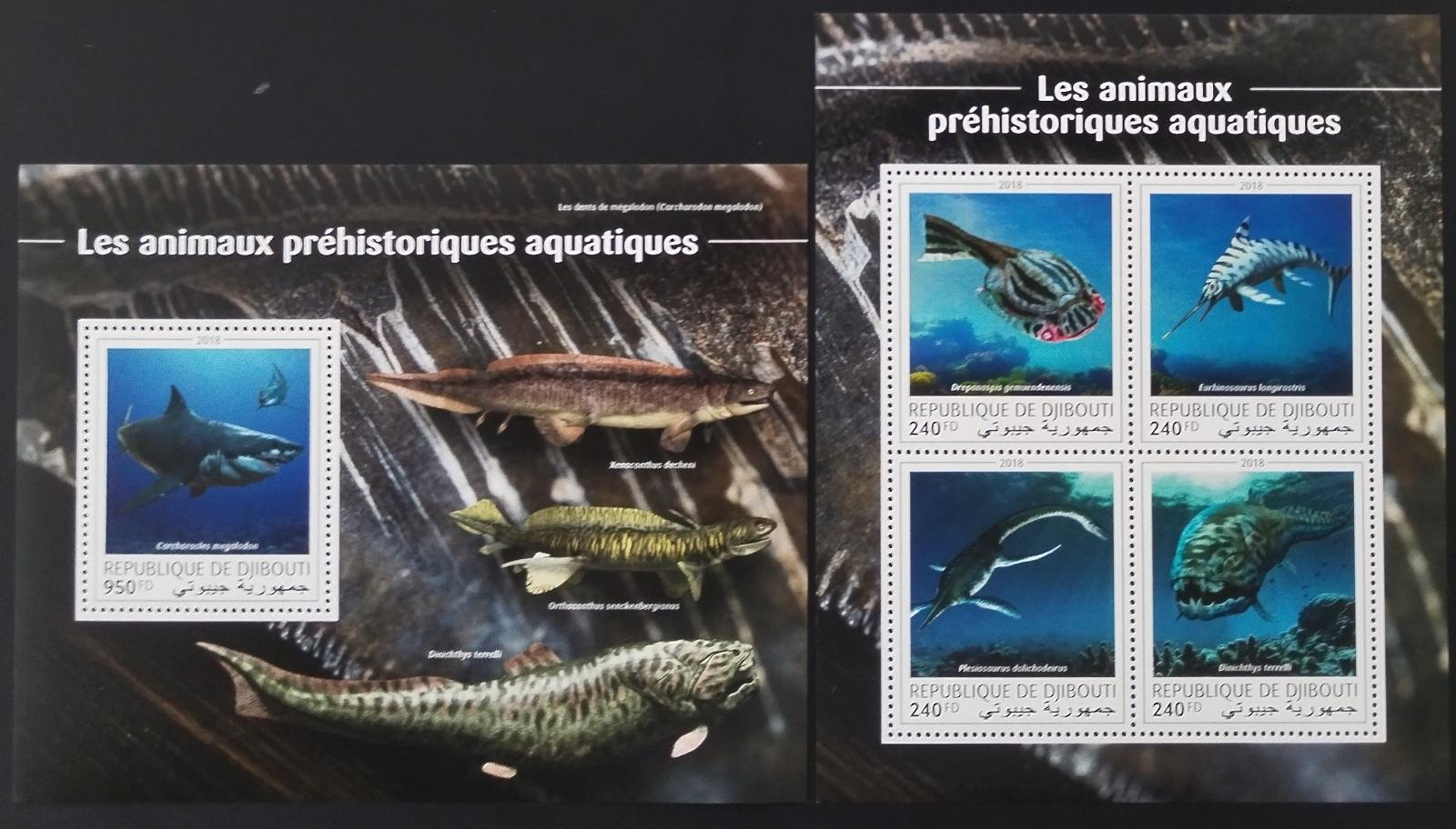 Džibutsko 2018 Vodní dinosauři a ještěři pravěku, Ryby