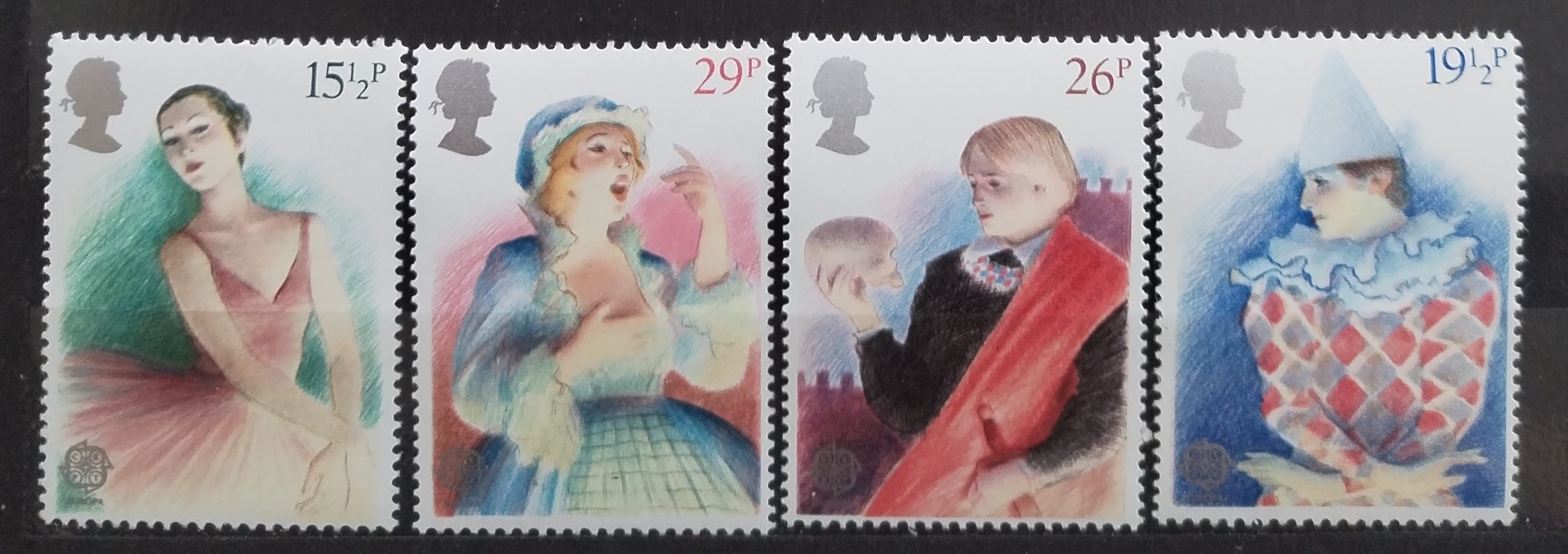 Velká Británie 1982 Britské divadlo a umění
