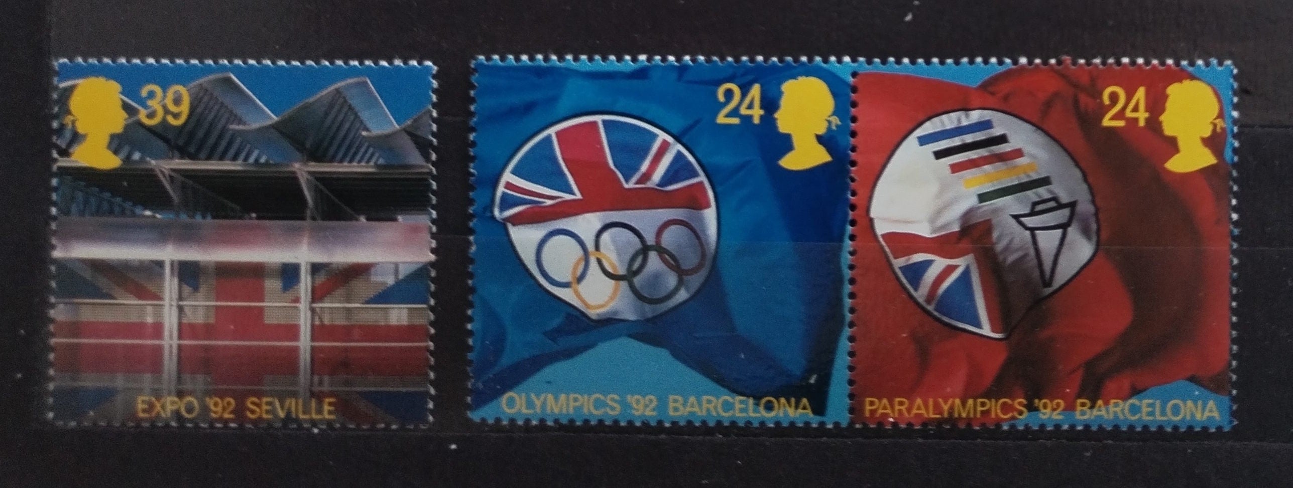 Velká Británie 1992 Olympijské hry a EXPO, Sport a vlajky