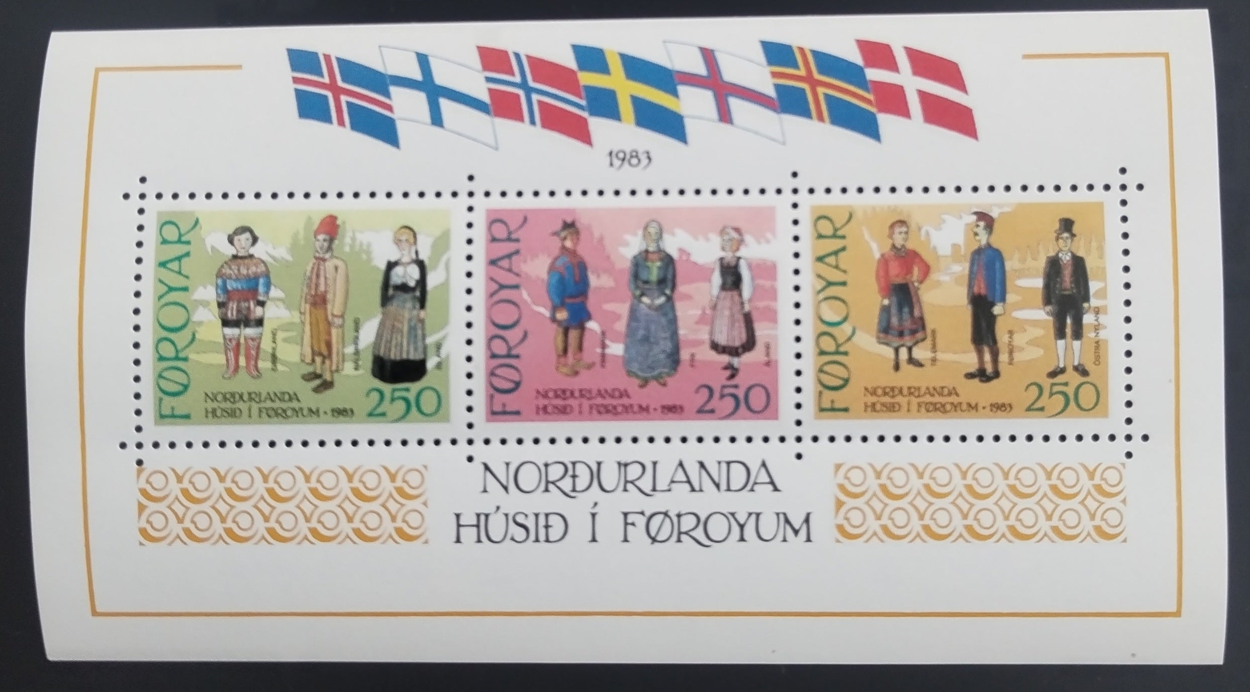 Faerské ostrovy 1983 Severské kroje a kultury
