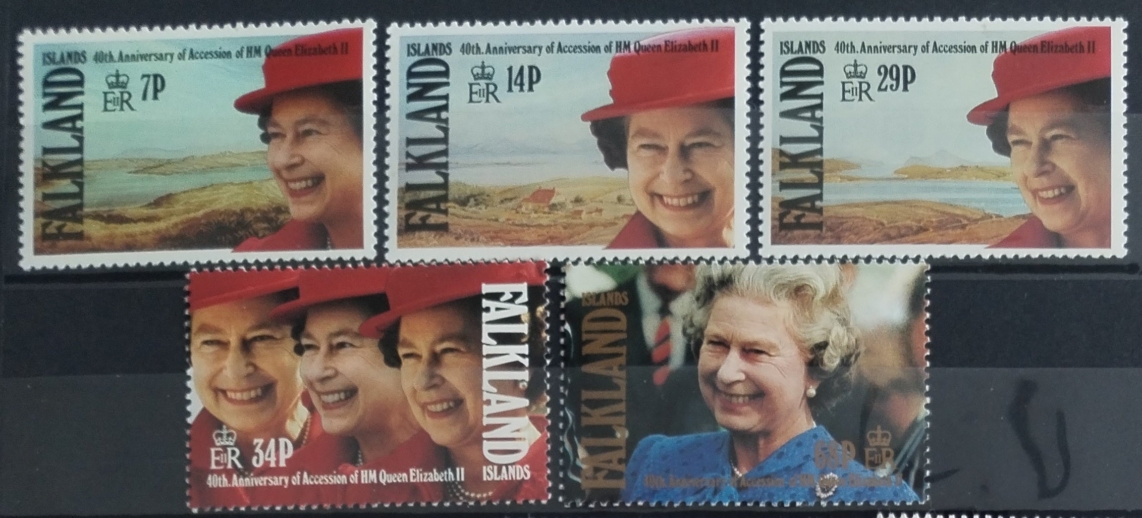 Falklandské ostrovy 1992 Výročí vlády královny