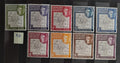 Falklandské dependence 1948 100£ Svěží definitiva Jiří VI. THIN MAPS