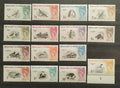 Falklandy 1960 SG193-07 170£ Definitiva královny Alžběty II. ptáci