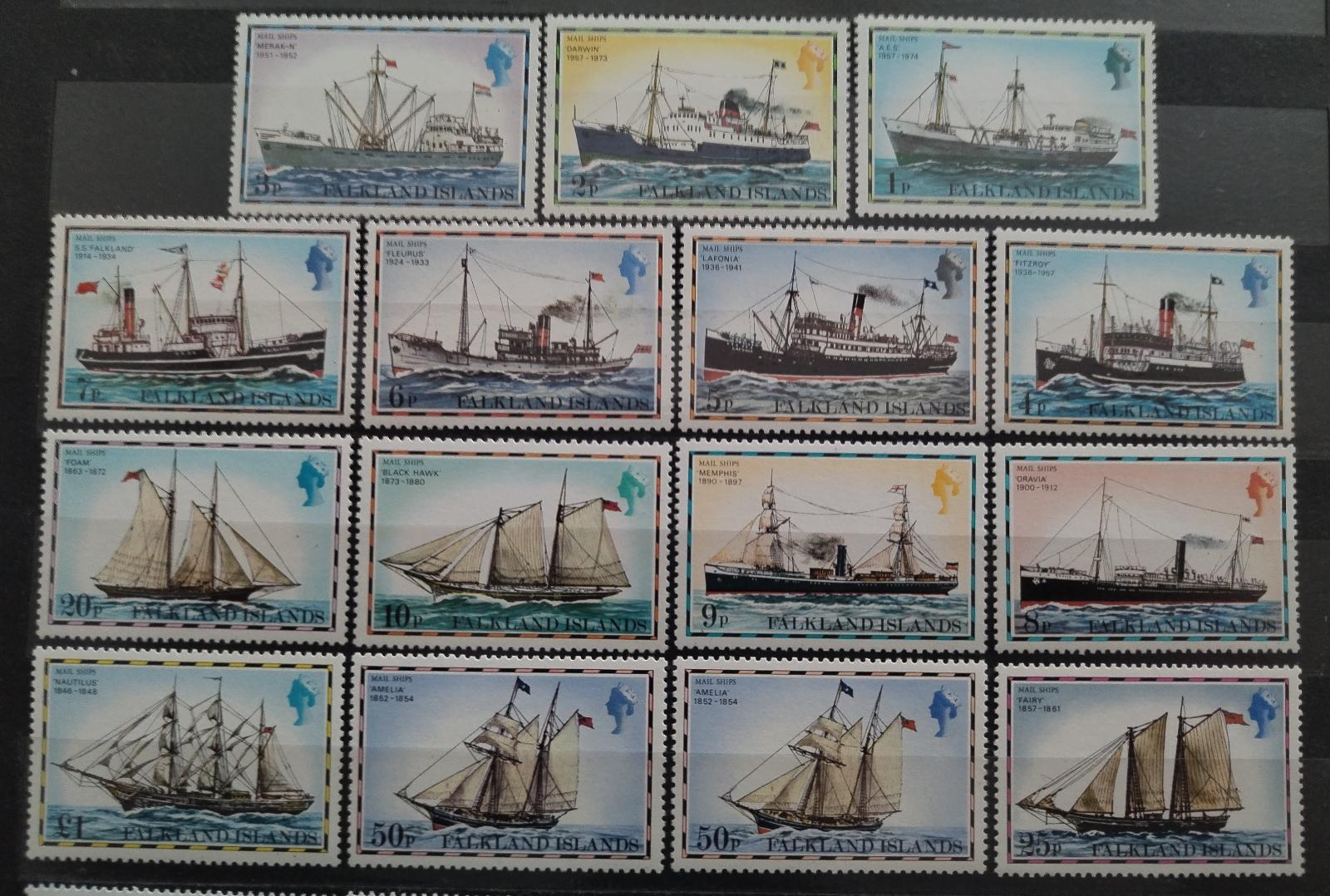 Falklandy 1978 Definitiva - Lodě a plachetnice