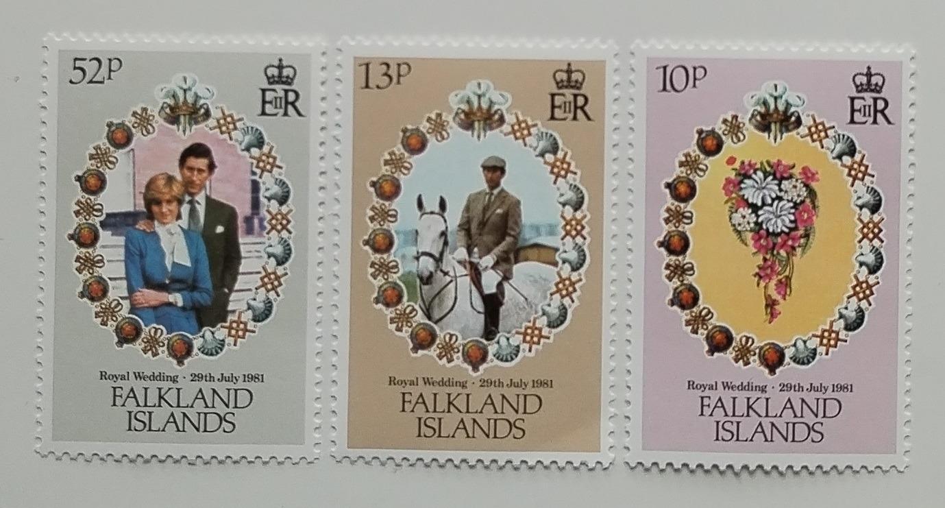Falklandy 1981 Svatba princezny Diany a krále Karla III.