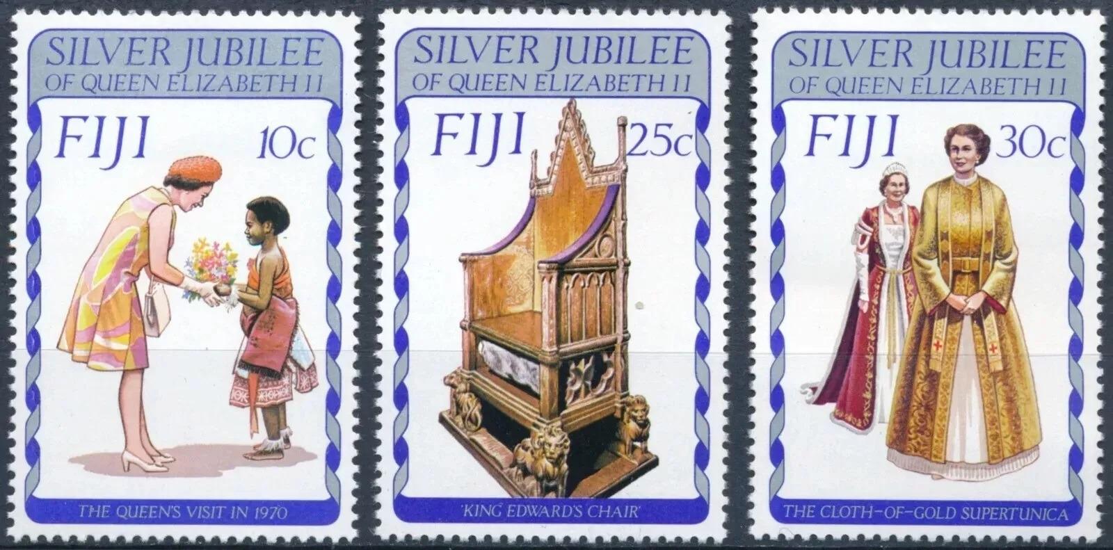 Fidži 1977 Stříbrné výročí vlády královny Alžběty II.