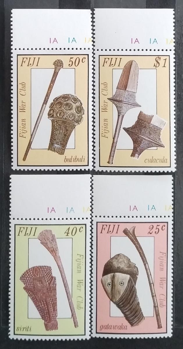 Fidži 1986 Válečné palice a zbraně domorodců