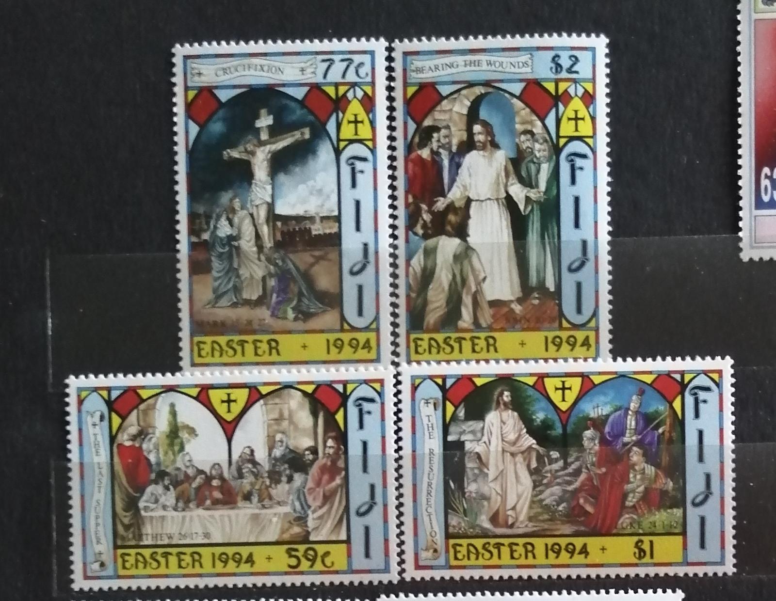 Fidži 1994 - komplet, Velikonoce a umění 6,5£
