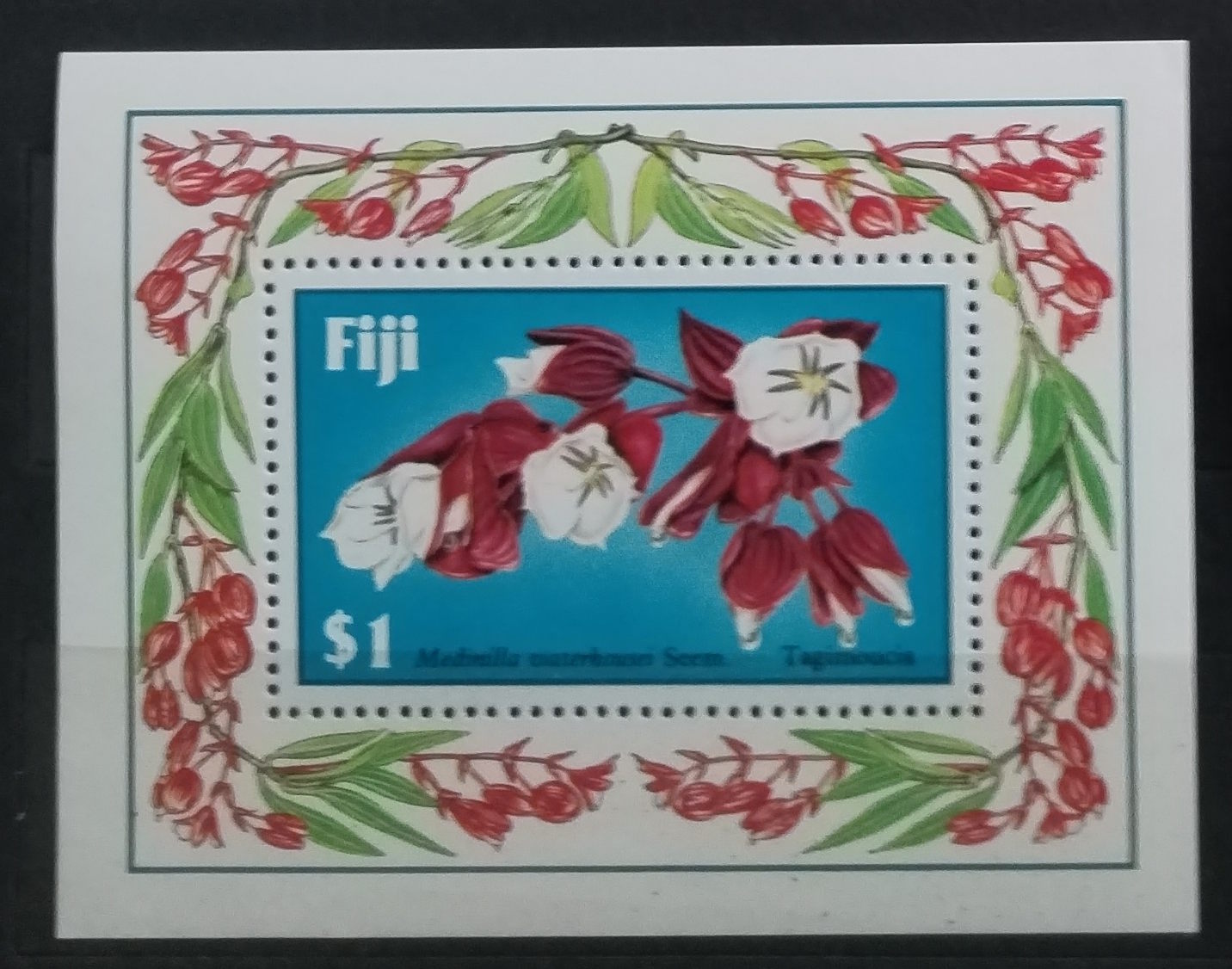 Fidži 1987 Fuchsie a flora