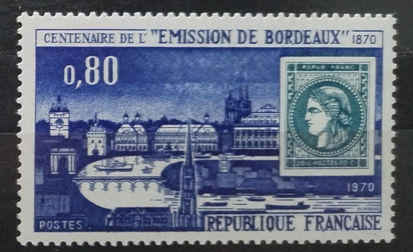 Francie 1970 Výročí Ceres známky