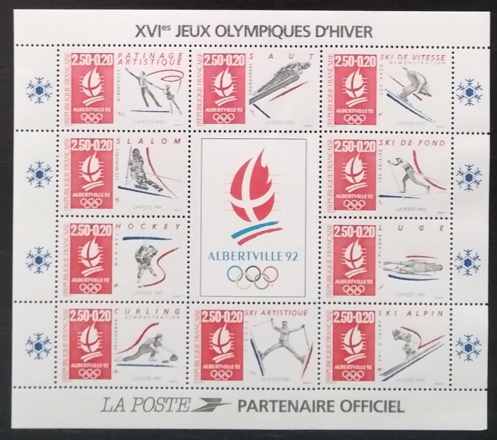 Francie 1992 Olympijské hry Albertville, Zimní sporty