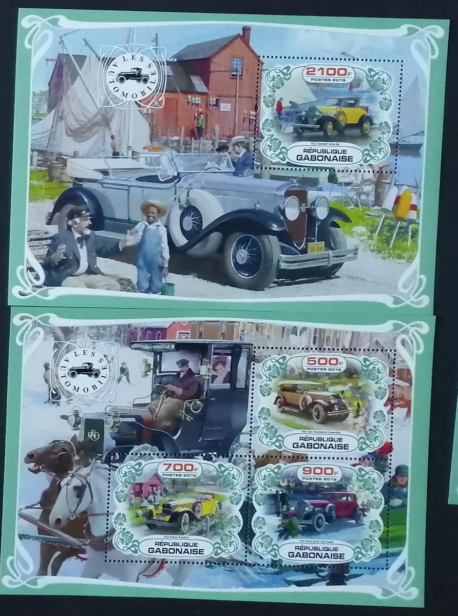 Gabon 2019 Historické automobily a veterány