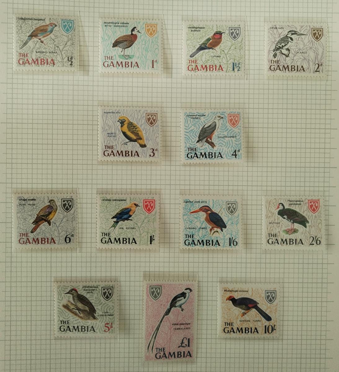 Gambie 1966 Ptáci a fauna Západní Afriky, Definitiva