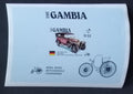 Gambie 1986 Bl.24 11€ Století automobilů, Auta Benz, Veterány