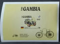 Gambie 1986 Bl.25 11€ Století automobilů, Auta Steiger, Veterány