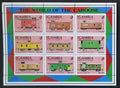 Gambie 1991 Mi.1219-7 6,5€ Nákladní vagóny a vlaky