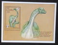 Gambie 1992 Bl.163 10€ Dinosauři, prehistorická fauna, cetiosaurus