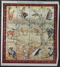 Gambie 1993 15€ Africká fauna, Opice, Žirafy, Divocí psi, Antilopy