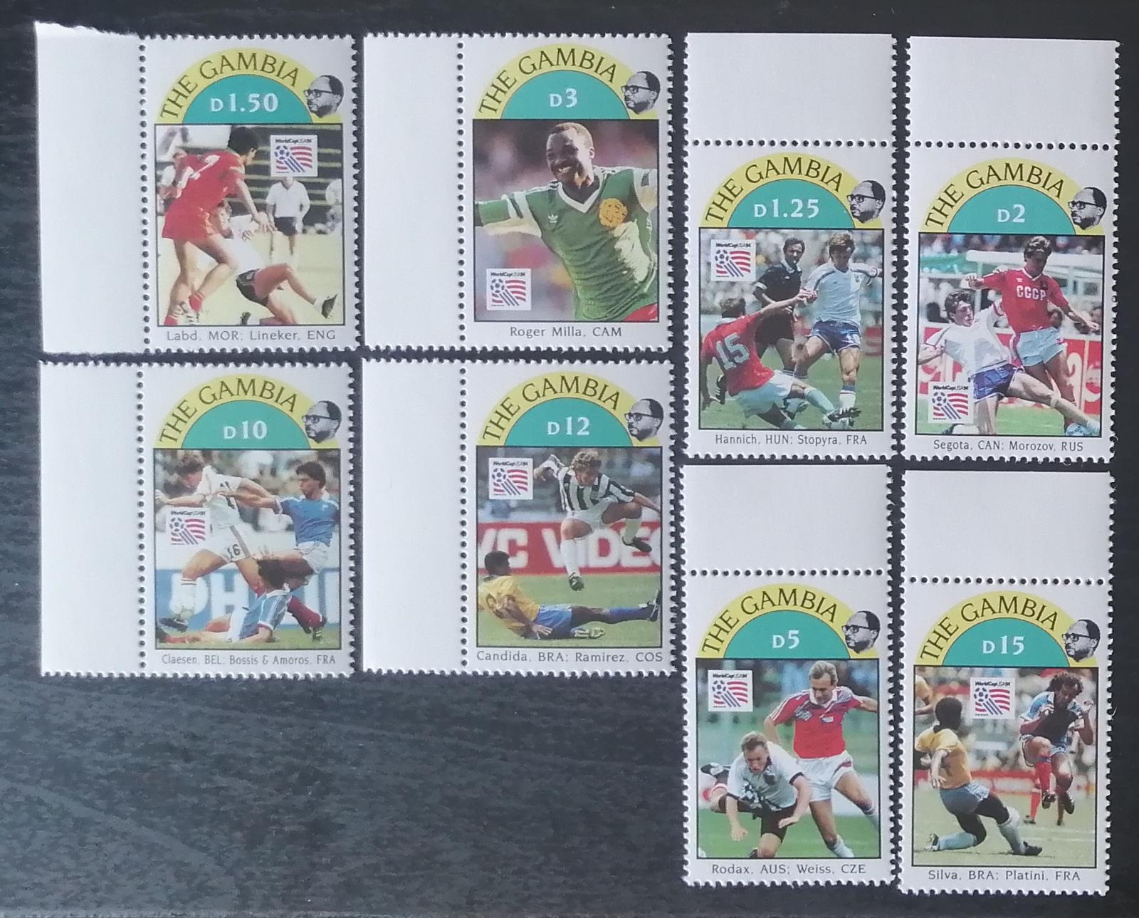 Gambie 1993 Mi.1769-6 32€ Mistrovství ve fotbale USA, sport