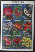 Gambie 1995 8,5€ Rostliny a květiny Afriky, Tropická flora II.
