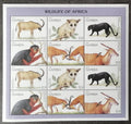 Gambie 2000 Klb.-7,5€ Africká fauna, Opičky, antilopy a kočky
