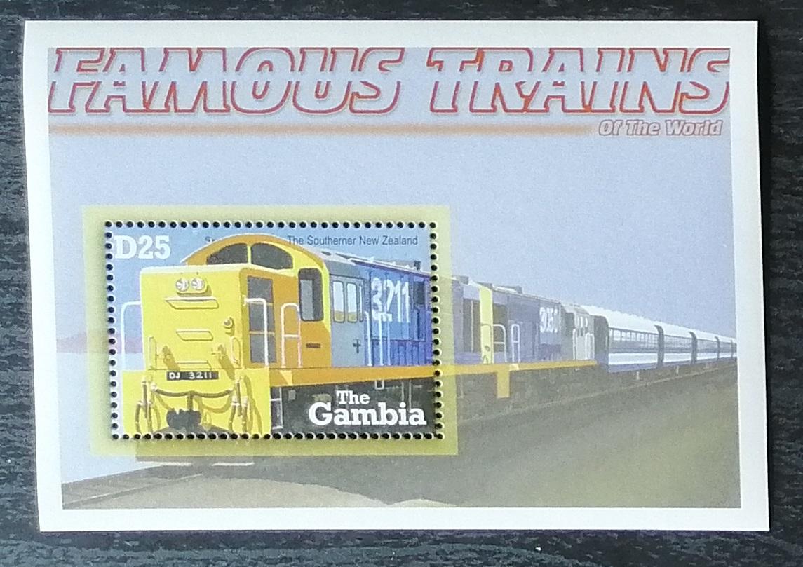 Gambie 2001 Bl.571 5,5€ Vlaky a lokomotivy světa, The Southener