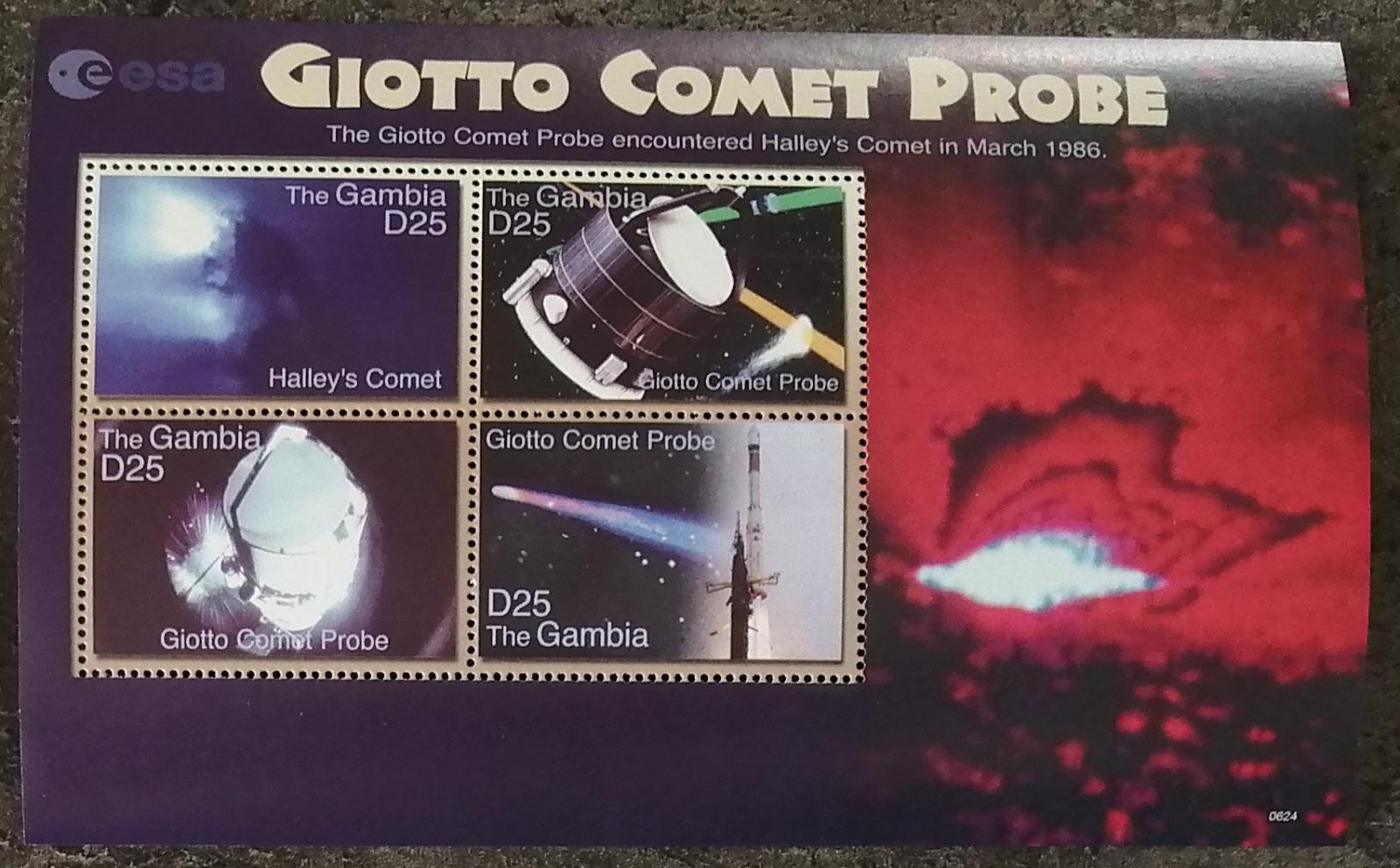 Gambie 2006 8€ Úspěchy průzkumu vesmíru - sonda Giotto