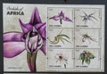 Gambie 2011 Mi.6542-6 9,5€ Orchideje Afriky, endemická flora a květiny