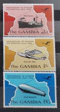 Gambie 1969 Poštovní doprava, Lodě a vzducholodě