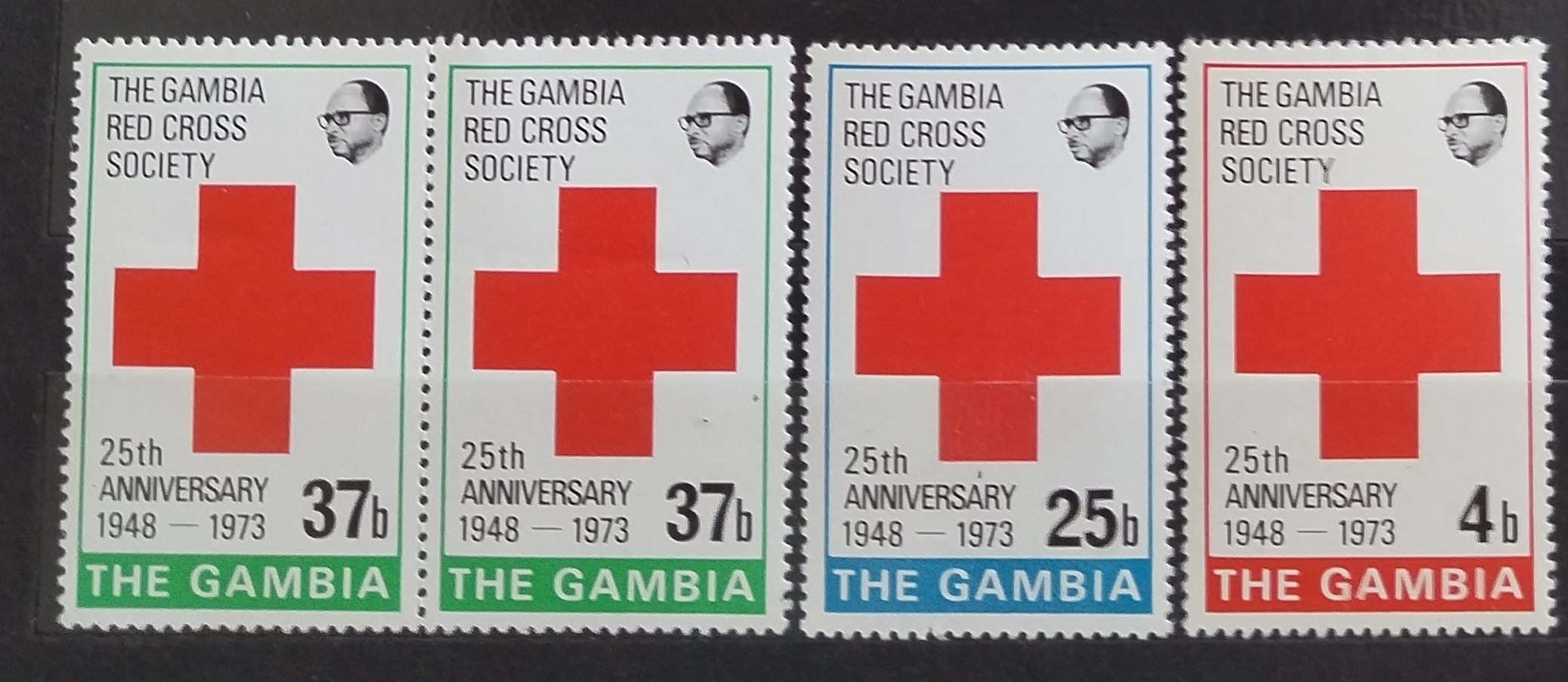 Gambie 1973 Červený kříž a charita