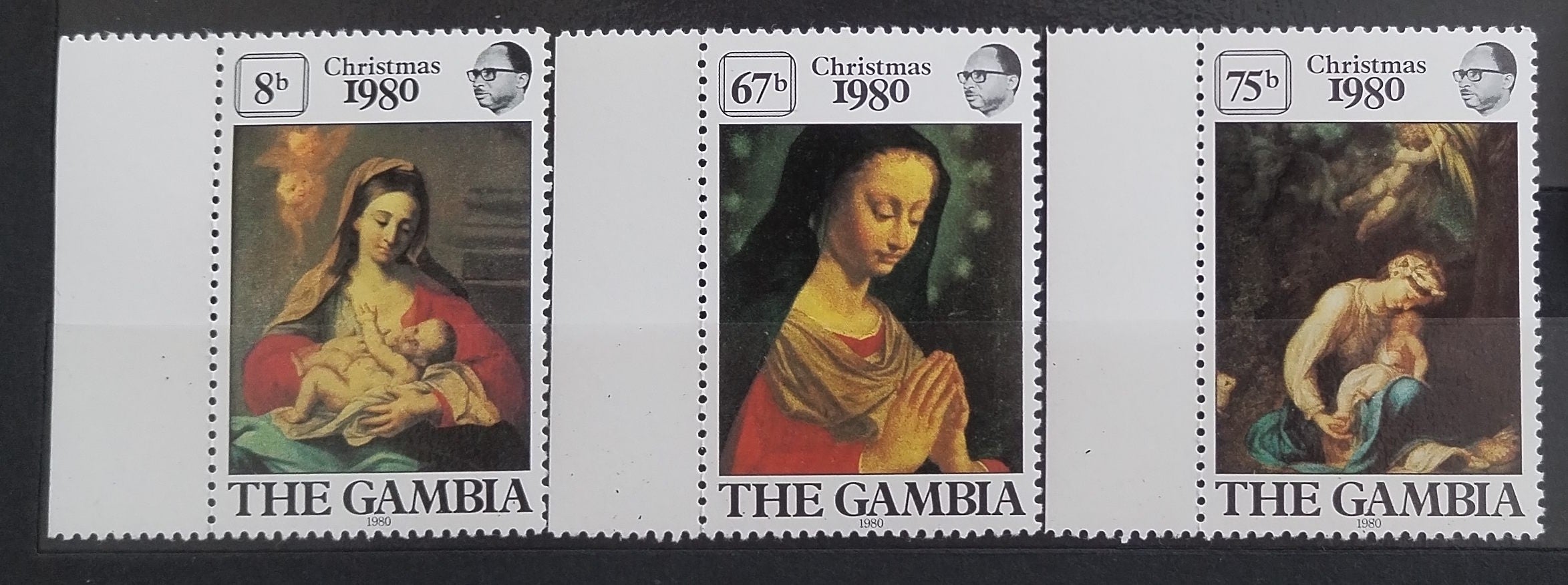 Gambie 1980 Vánoce a umění