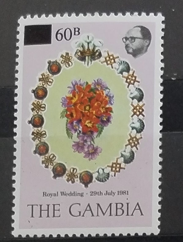 Gambie 1982 Přetisk nové hodnoty