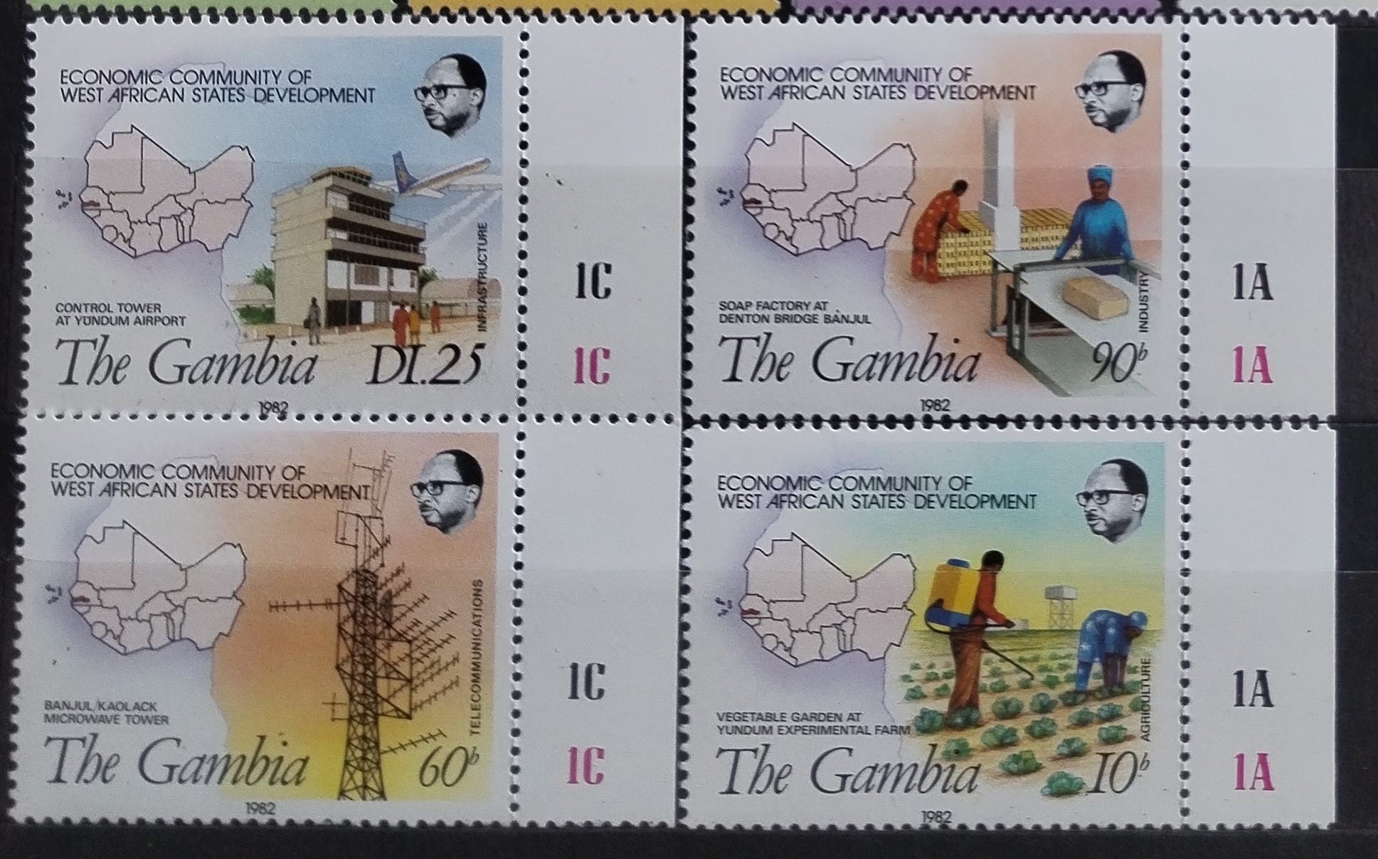 Gambie 1982 Komise pro rozvoj, Mapy