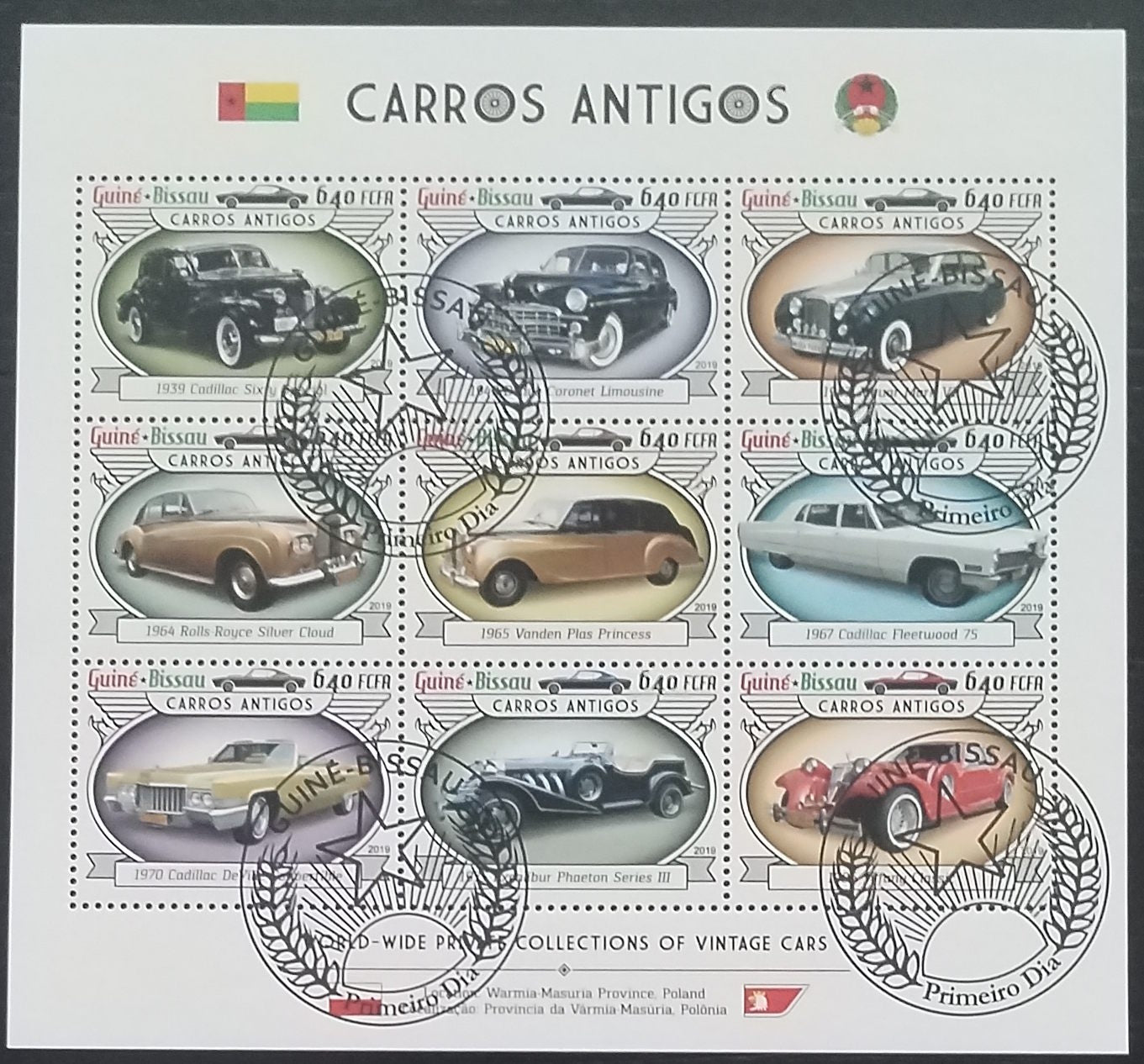 Guinea Bissau 2019 Auta a veterány