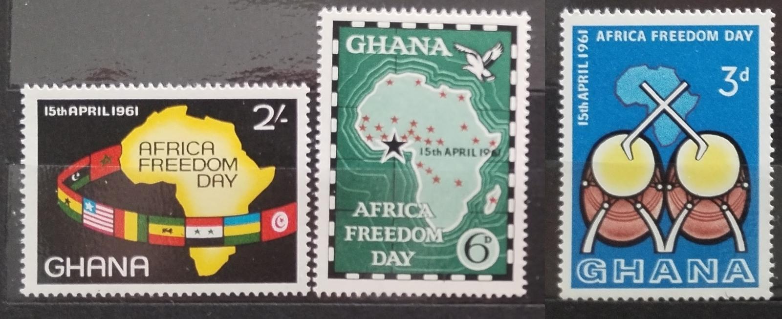 Ghana 1961 Den svobodné Afriky, Mapy