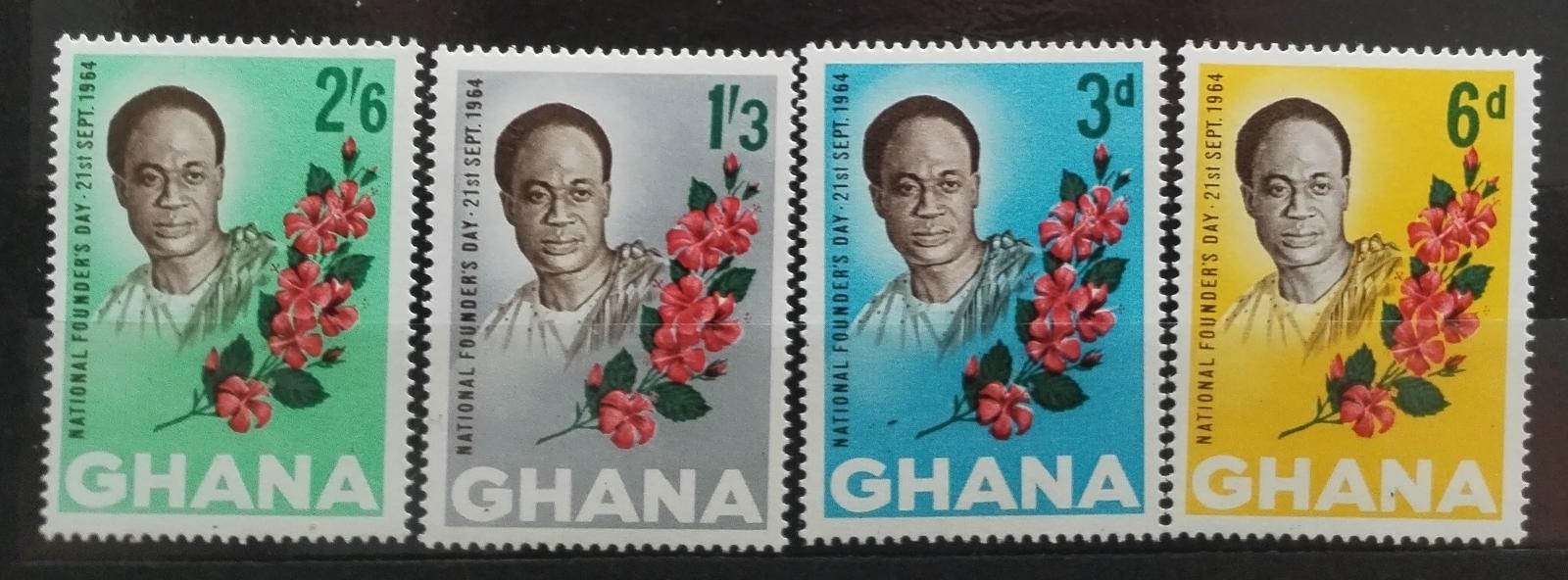 Ghana 1964 Otcové zakladatelé a květiny, Flora