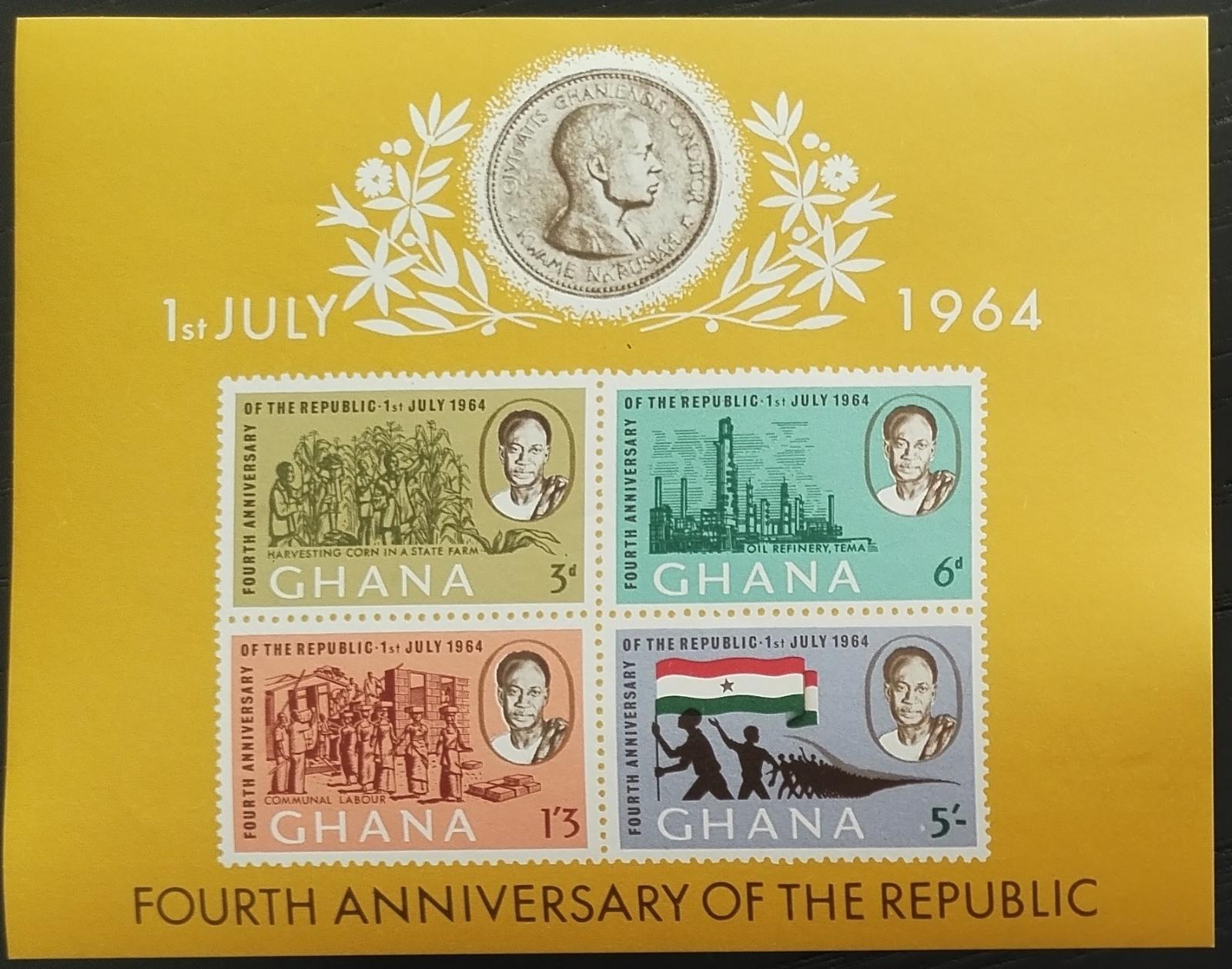 Ghana 1964 Výročí republiky