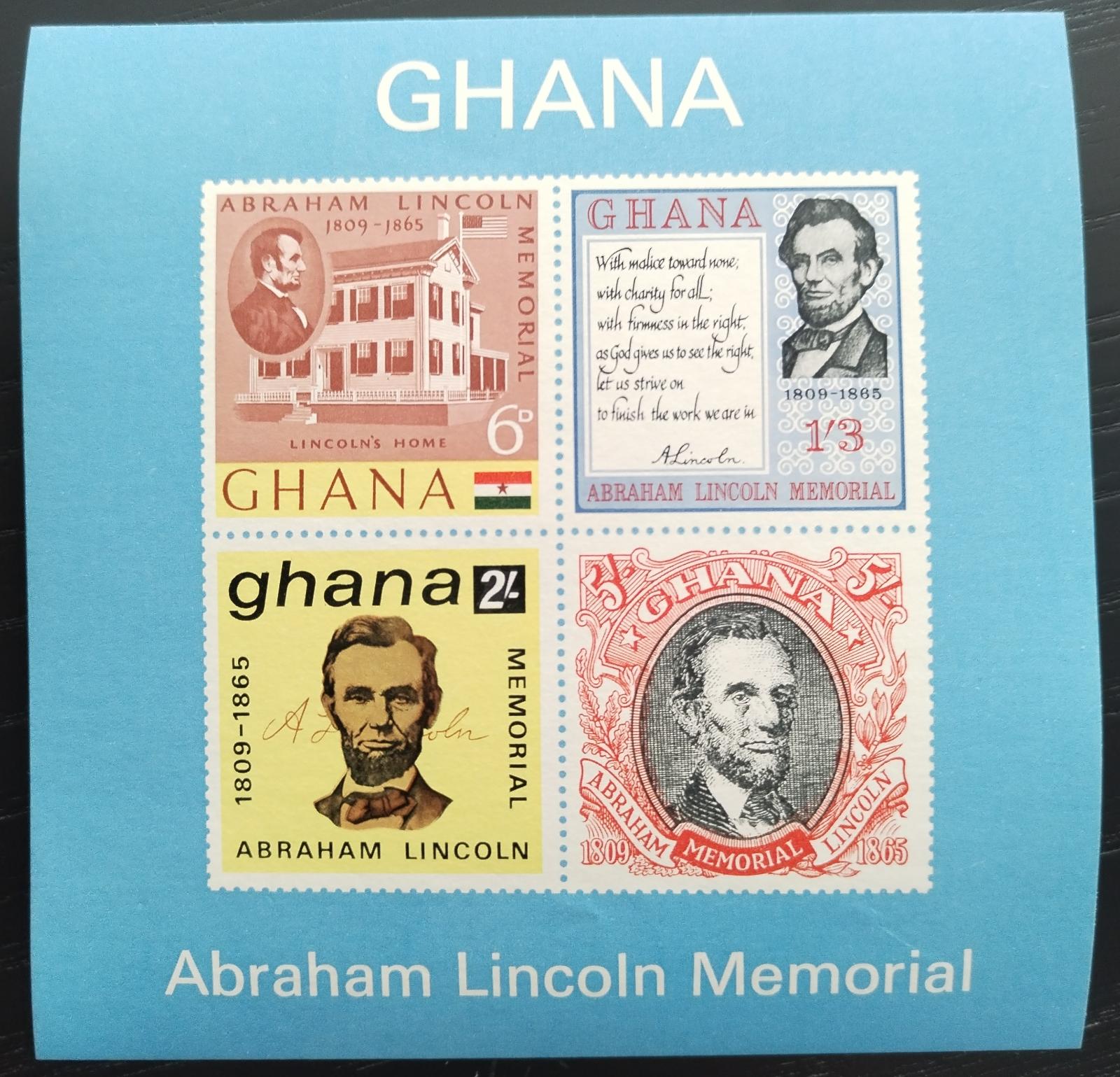 Ghana 1965 Století smrti Lincolna, Prezidenti USA
