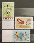Ghana 1966 Přetisky fotbal a sport